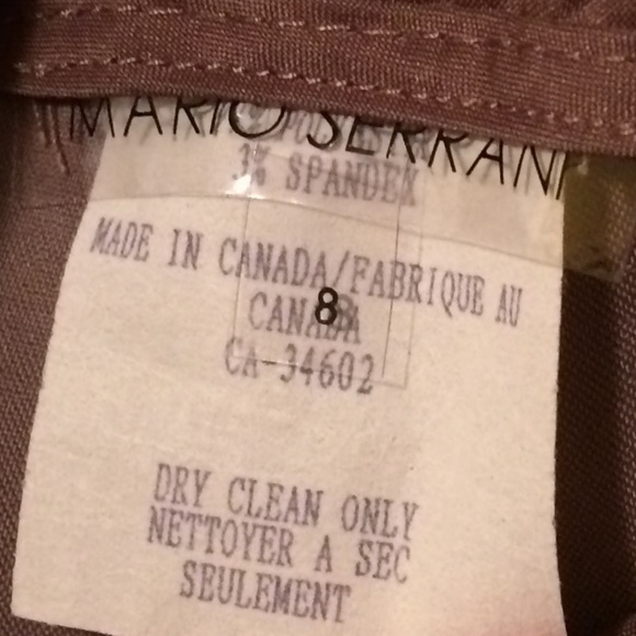 Satin Taupe pants - Picture 3 of 3